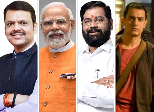 Devendra Fadnavis tells Aamir Khan, "Narendra Modi is like Bhuvan, Eknath Shinde is like DJ and Ram Shankar Nikumbh...I am like Rancho"