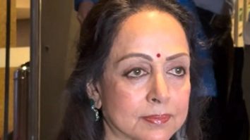 Hema Malini papped in a beautiful saree