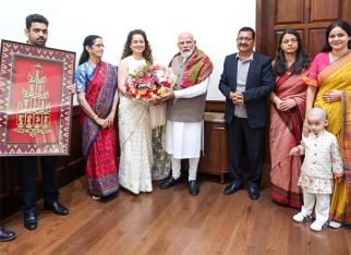 Kangana Ranaut meets PM Narendra Modi with family on her 40th birthday, calls it “memorable”