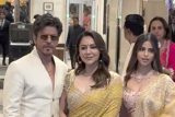 King Khan papped with family
