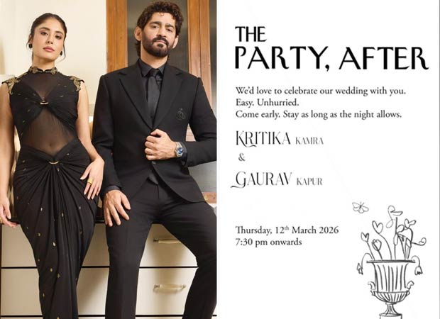 Kritika Kamra and Gaurav Kapur’s Mumbai wedding to feature speakeasy-themed 'The Party, After'