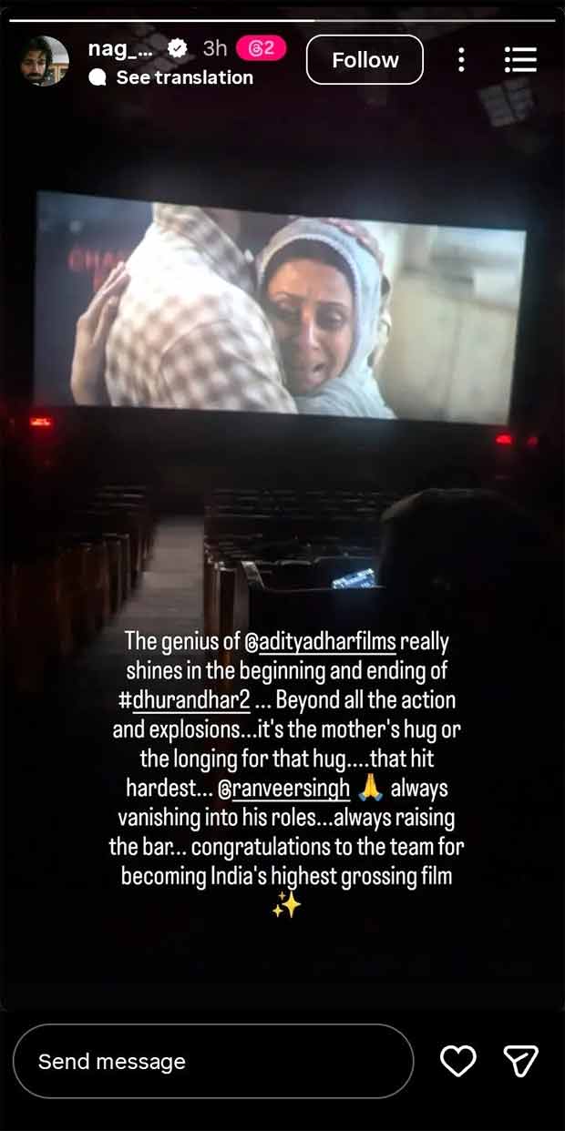 नाग अश्विन ने धुरंधर द रिवेंज में रणवीर सिंह के प्रदर्शन की प्रशंसा की: