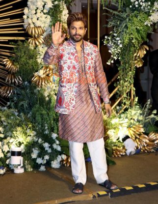 Photos: Allu Arjun, Mrunal Thakur, Sreeleela, Kriti Sanon and others attend Vijay Deverakonda & Rashmika Mandanna’s wedding reception