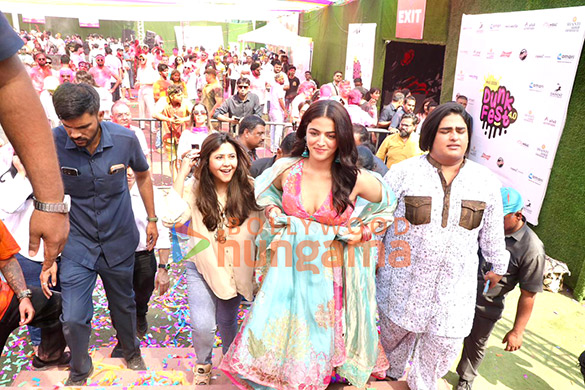 photos ektaa r kapoor and wamiqa gabbi snapped promoting bhooth bangla at holi bash 2