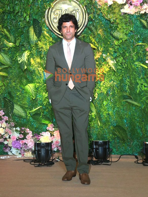 photos farhan akhtar neha dhupia karan johar and others at komal nahtas son mohak nahtas wedding reception 1