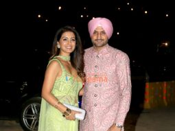 Photos: Harbhajan Singh, Geeta Basra, Yuvraj Singh and others attend Arjun Tendulkar’s sangeet ceremony