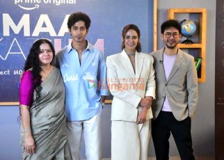 Photos: Mona Singh, Mihir Ahuja, and Nicholas Kharkongor snapped promoting Maa Ka Sum