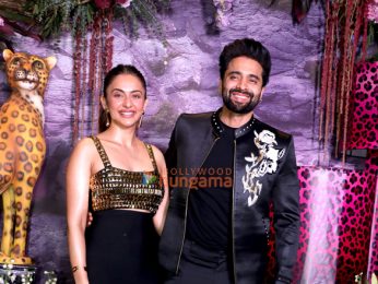 Photos: Rakul Preet Singh, Jackky Bhagnani, Sanjay Dutt, Jackie Shroff, and others grace the birthday celebration of Mohit and Aksha Kamboj’s daughter Mishka Kamboj