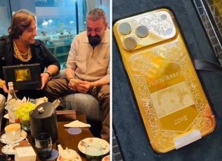Sanjay Dutt receives gold-plated iPhone from Pakistani influencer ahead of Dhurandhar The Revenge release