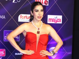 Sophie Choudry steals the show in a bold red gown
