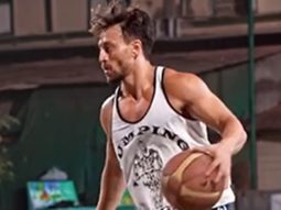 What a throw! Tiger Shroff