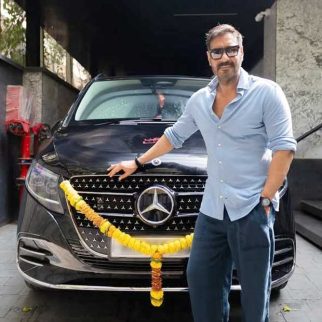 After Shah Rukh Khan, Ajay Devgn drives home the Rs 1.40 crore Mercedes-Benz V-Class on his 57th birthday