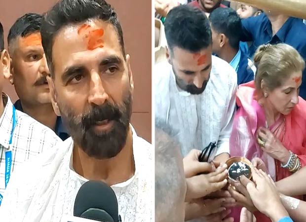 Akshay Kumar visits Mahakaleshwar Temple in Ujjain with Dimple Kapadia ahead of Bhooth Bangla release: “I prayed for the entire country"