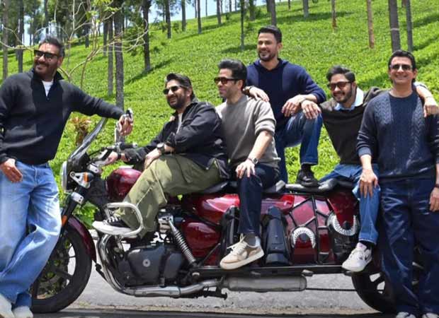  Ajay Devgn posts Ooty schedule video with ‘The Boys’ and iconic bike