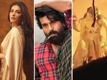 Peddi: Shruti Haasan shoots with Ram Charan for a special song; her gold-clad look gets leaked sparking buzz