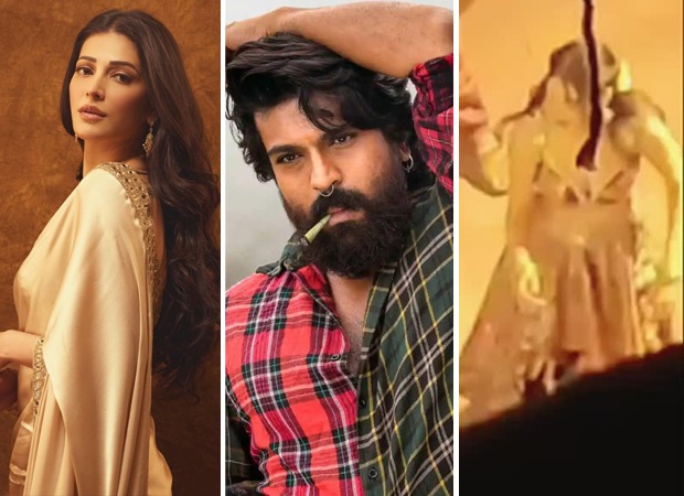 Peddi: Shruti Haasan shoots with Ram Charan for a special song; her gold-clad look gets leaked sparking buzz
