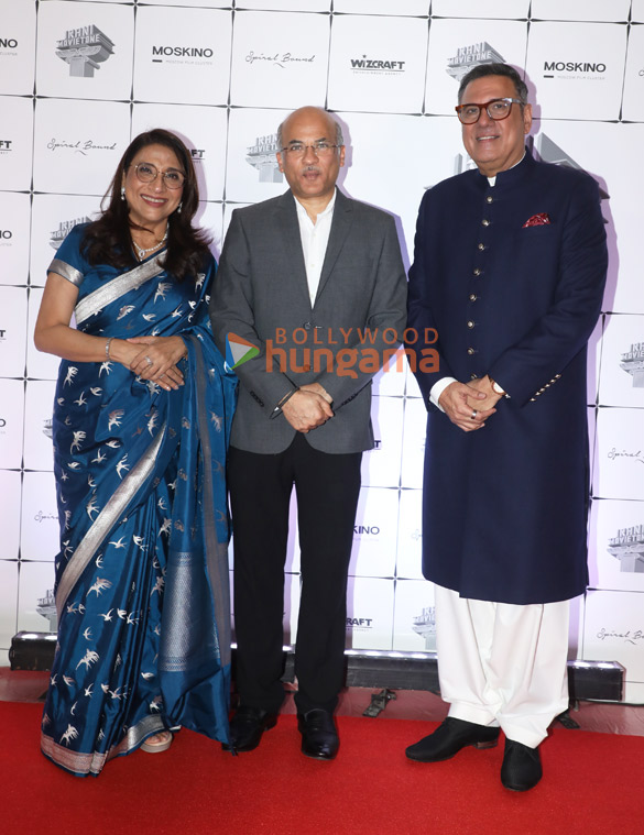photos aamir khan javed akhtar rajkumar hirani anil kapoor sooraj barjatya and others grace the red carpet celebration of boma 37