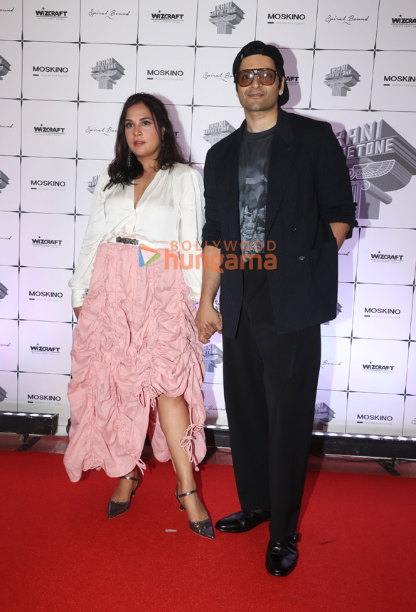 photos aamir khan javed akhtar rajkumar hirani anil kapoor sooraj barjatya and others grace the red carpet celebration of boma 45