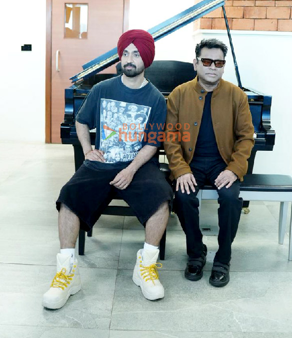 photos diljit dosanjh a r rahman snapped recording for imtiaz alis main vaapas aaunga 3