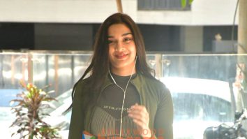 Photos: Saiee Manjrekar snapped in Juhu