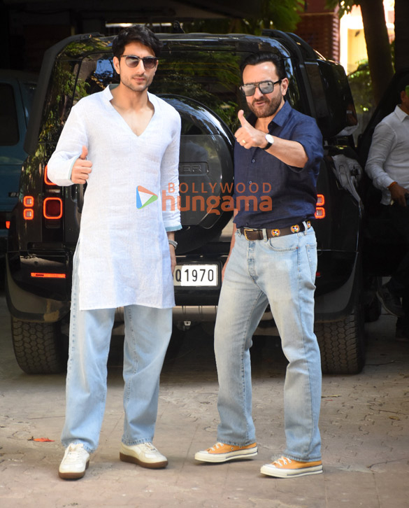 photos saif ali khan and ibrahim ali khan snapped at octavius sound studio in bandra 4