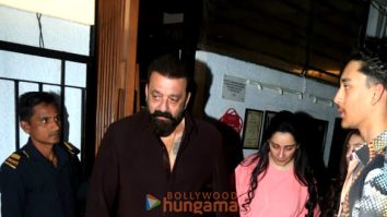 Photos: Sanjay Dutt, Fardeen Khan snapped with their families in Bandra