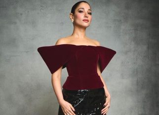 Tamannaah Bhatia attends The Devil Wears Prada 2 screening in burgundy David Koma look