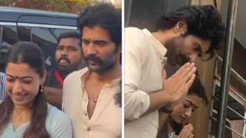 Vijay Deverakonda, Rashmika Mandanna wrap Ranabaali schedule in Rayalaseema; thank locals for warm welcome