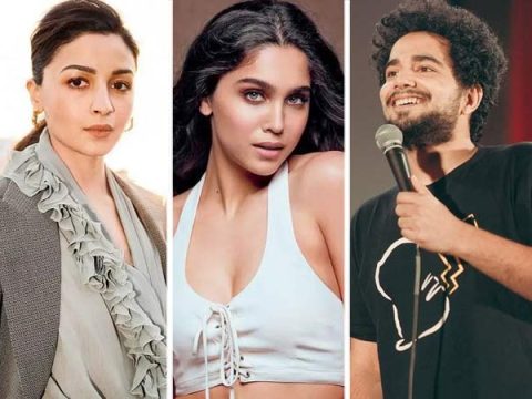 Alia Bhatt and Sharvari shoot with Samay Raina for India’s Got Latent Season 2 in viral photo Alia Bhatt and Sharvari shoot with Samay Raina for India’s Got Latent Season 2 in viral photo