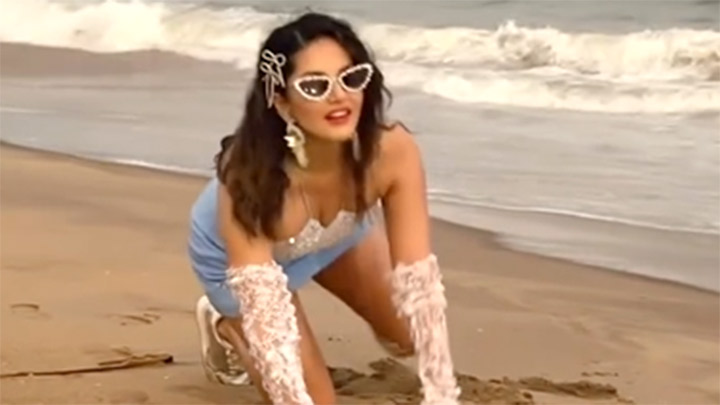 Beachy fun! Sunny Leone