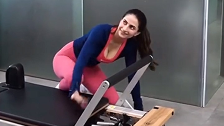 Before & after the Pilates session! Palak Tiwari