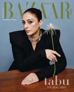 Tabu On The Cover Of Harper's Bazaar India