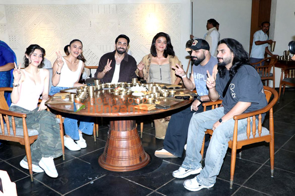 photos ayushmann khurrana rakul preet singh wamiqa gabbi and others snapped promoting pati patni aur woh do 2