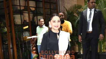 Photos: Madhuri Dixit and Triptii Dimri snapped promoting their Netflix film Maa Behen