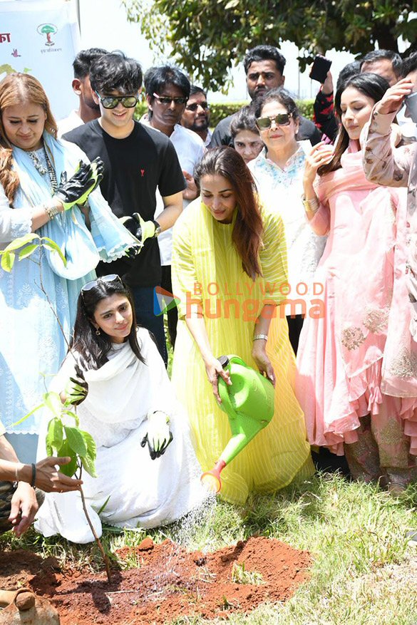 photos malaika arora shehnaaz gill and others flag off tree plantation drive campaign for world environment day 3