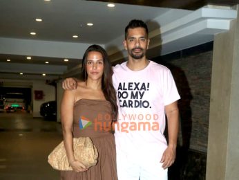 Photos: Neha Dhupia and Angad Bedi snapped in Bandra Photos: Neha Dhupia and Angad Bedi snapped in Bandra