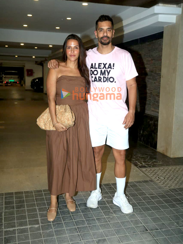 Photos: Neha Dhupia and Angad Bedi snapped in Bandra