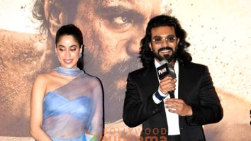 Photos: Ram Charan, Janhvi Kapoor, Buchi Babu Sana and others snapped at Peddi trailer launch in Mumbai