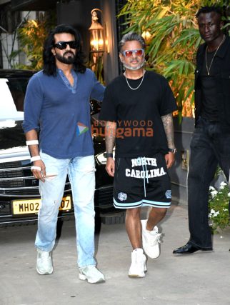 Photos: Ram Charan snapped at Hakim’s Aalim salon