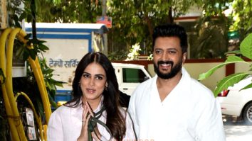 Photos: Riteish Deshmukh and Genelia Deshmukh snapped at Krome Studios, Bandra
