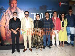 Photos: Saif Ali Khan, Rasika Dugal, Sanjay Mishra, Zakir Hussain and others were snapped at the trailer launch of their film Kartavya