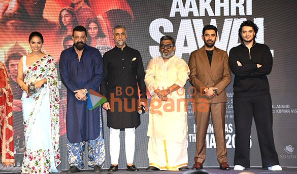 photos sanjay dutt nitu chandra srivastava tridha choudhary and others snapped at trailer launch of aakhri sawal 2