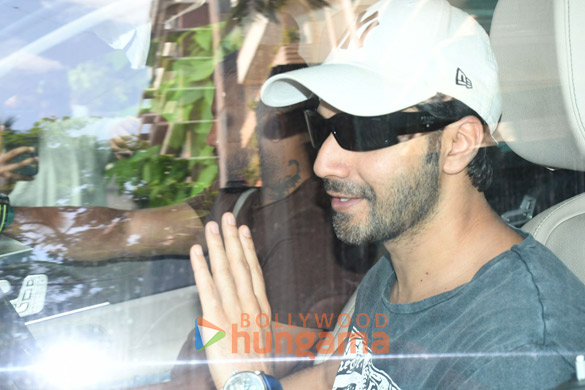 Photos: Varun Dhawan snapped outside Maddock Films’ office in Santacruz Photos: Varun Dhawan snapped outside Maddock Films’ office in Santacruz