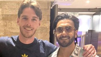 Ranveer Singh meets Arsenal midfielder Declan Rice in Budapest