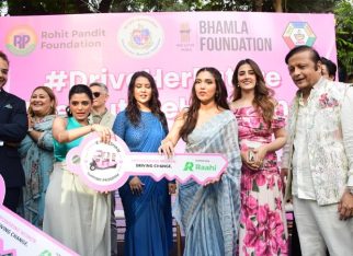 Bhumi Pednekar, Nupur Sanon, and Amruta Fadnavis join Bhamla Foundation’s ‘Drive Her Future’ initiative to support 1,000 women with pink e-rickshaws