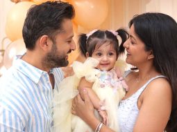 Ishita Dutta and Vatsal Sheth reveal daughter Veda’s face on her first birthday; fans call family photos ‘adorable’
