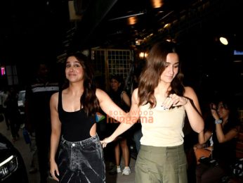 Photos: Alia Bhatt and Sharvari snapped outside a cafe in Bandra Photos: Alia Bhatt and Sharvari snapped outside a cafe in Bandra