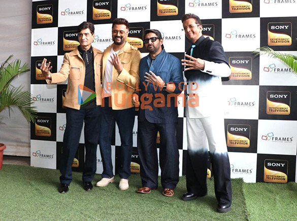 Photos: Arshad Warsi, Jaaved Jaaferi, Riteish Deshmukh and others snapped promoting their film Dhamaal 4