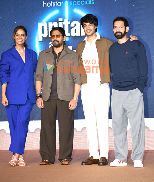 photos rajkumar hirani vir hirani vikrant massey arshad warsi mona singh and others grace the trailer launch of pritam and pedro 10