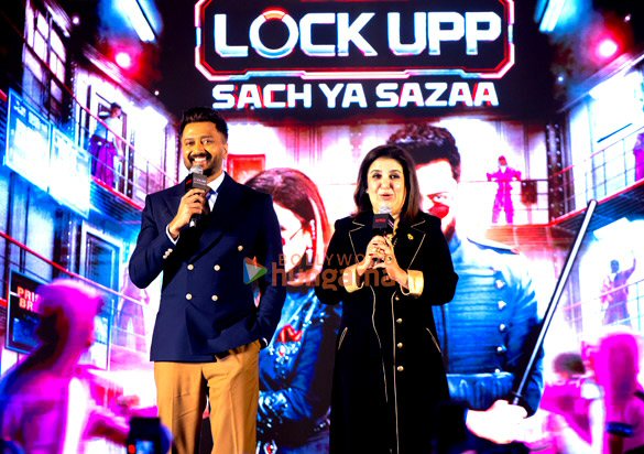 photos riteish deshmukh ektaa r kapoor and team attend netflixs lock upp sach ya sazaa launch event 2